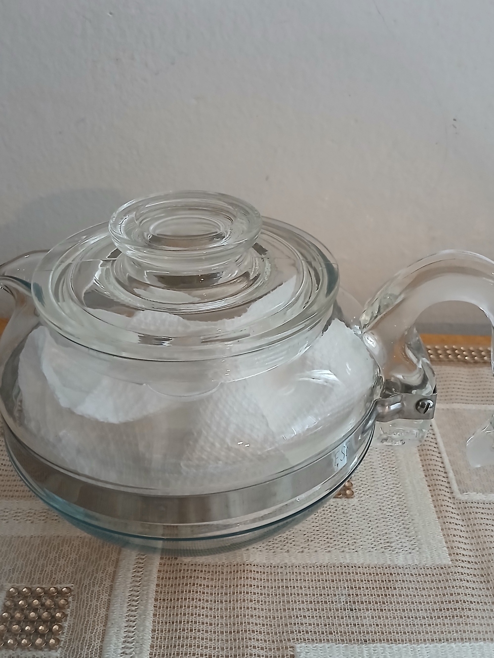 Vintage Pyrex Flameware Teapot Kettle  USA